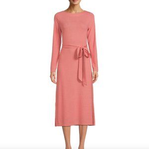 Time & Tru long sleeve Hacci midi dress, XL